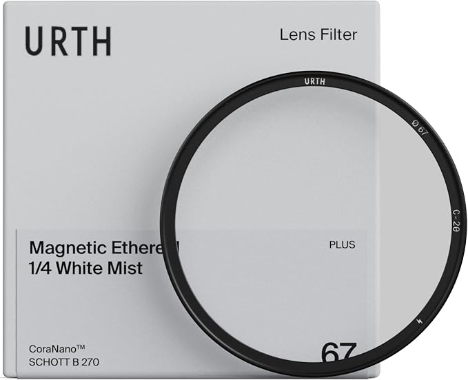 Urth 82mm Magnetic Ethereal White Mist ¼ Diffusion Lens Filter — Cinematic by Urth