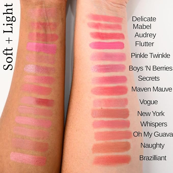 Red Apple Lipstick Audrey Lipstick for Women - Vegan Gluten Free Natural Makeup, Semi-Sheer Hydrating Lip Stick - Organic Lip Gloss with Aloe & Almond Oil