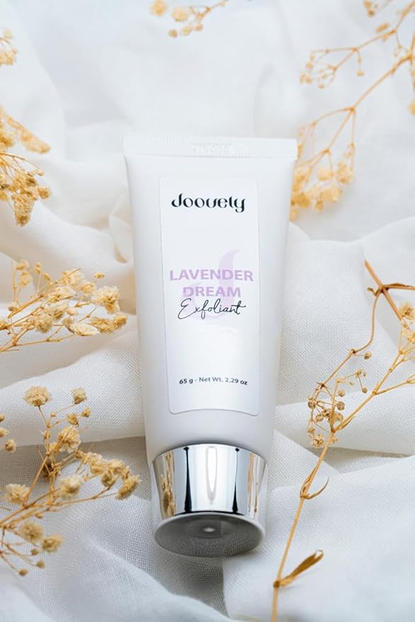 Lavender Dream Gentle Face Scrub | Exfoliating Face Wash with Bisabolol, Tocopherol & Natural Extracts – Smoothing & Skin-Conditioning Exfoliating Scrub for Face – 65g (2.29 Fl.oz)