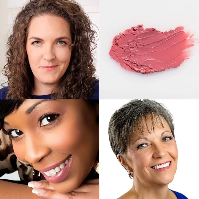 Red Apple Lipstick Audrey Lipstick for Women - Vegan Gluten Free Natural Makeup, Semi-Sheer Hydrating Lip Stick - Organic Lip Gloss with Aloe & Almond Oil