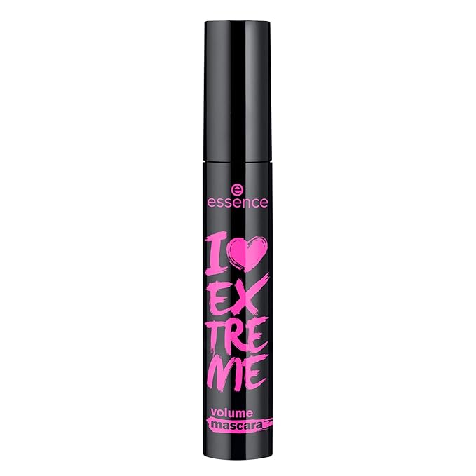 essence | I Love Extreme Volume Mascara (Pack of 1) | Flake Free, Intense & Dramatic Volume | Vegan & Cruelty Free