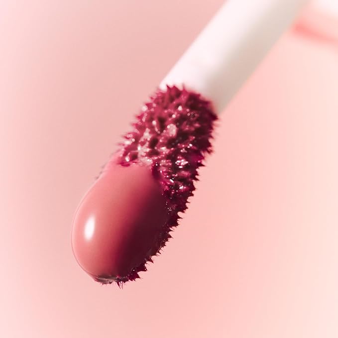 Laka Jelling Nude Gloss, 4.5g/0.15oz, Sheer Hydrating Lip Oil with No Stain, Non-Sticky, Nourishing Gloss for a Fresh, Glowy Look, Vegan, Clean Beauty Makeup, K-Beauty (#308 Rosa Ring)