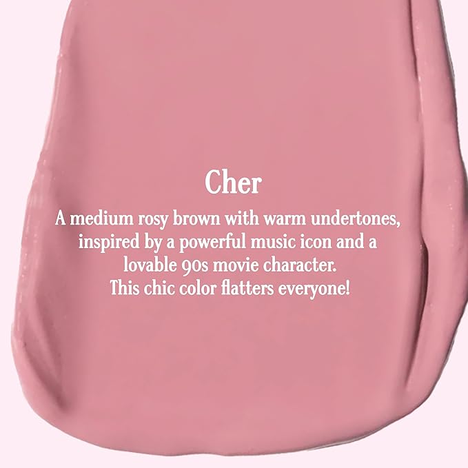 Gerard Cosmetics HydraMatte Liquid Lipstick Cher, Mauve Lipstick with Matte Finish, Long Lasting and Non Drying, Super Pigmented Fully Opaque Lip Color