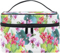 Makeup Bag, Hand Painted Orchid Travel Makeup Organizer Bag Cosmetic Cases Toiletry Bags for Girl Women Ladies