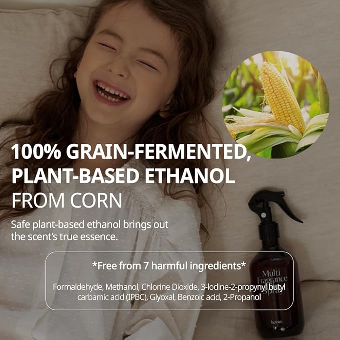 hetras Multi Fragrance Life Spray 10.14 fl oz x 2 Pack | Jeju Saryeoni Forest - Citrus & Greenery Scent | Non-Aerosol Odor Freshener Room Mist for Room, Closet, Fabric | Infused with Essential Oils