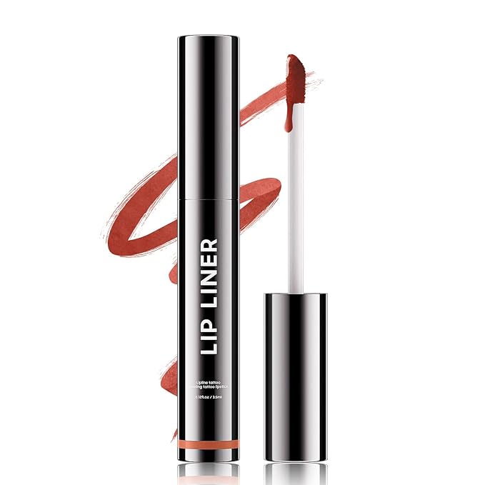 OETUIOW Lip Stain Peel Off - Lip Gloss Long Lasting and Waterproof Non-Stick Cup, Highly Pigmented Color Lip Makeup, Transfer-proof Lip stain for Women (Rose)