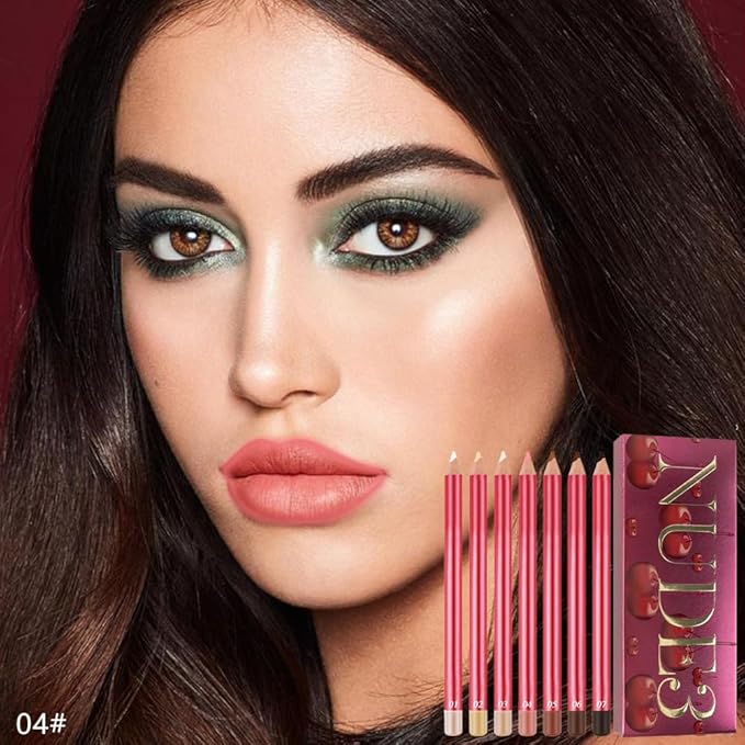 12Pcs Matte Lipstick Crayon Lip Liner pencil Set, Creamy & Hydrating Matte Lip Pencil, Smudge-Proof, Long-Wear Waterproof Lipstick Liner to Create Perfect Lip Makeup (12pcs) Set #02