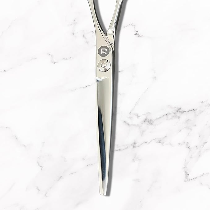 Saki Shears Odachi 5.5" Hair Cutting Scissors/Shears - Straight Handles - Dual Tangs - Zero Offset - Lightweight Hair Scissors for Professionals - Japanese 440C Steel - For Barbers and Hairdressers