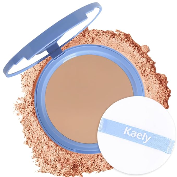 Oil Control Matte Perfection Face Powder Compact For Women, Matte Smooth Flawless Setting Powder Makeup, Polvo Compacto De Maquillaje, Waterproof Long Lasting, 0.35Oz, (245 Radiant Honey, 1)