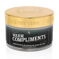 LUXURY LIFE Bed Butter - Scented, Luxurious Body Butter With All-Natural Hyaluronic Acid For Soft, Glowing, Hydrated Skin - For Men & Women - For All Skin Types - Warm Compliments Scent, 5 oz