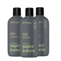 ATTITUDE Shower Gel Body Wash for Men, 98% Natural Origin Ingredients, Paraben & Phthalate Free, EWG Verified, Cleanses Without Drying, Matcha & Bergamot, 14 Fl Oz (Pack of 3)