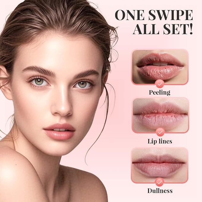 2 PCS Lip Gloss Color Peel Off Lip Stain, Long Lasting Lipstain Peel Off, Charming Lipstick Transfer Proof No Stick Cup (01-Rose Red and 02-Grapefruit Color)