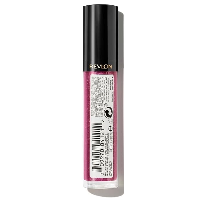 REVLON Super Lustrous Lip Gloss, Non-Sticky, Hydrating, High Shine Finish, 275 Dusk Darling, 0.13 oz (Pack of 2)