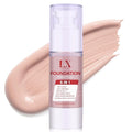6-in-1 Makeup Infused with 1% Hyaluronic Acid- Matte + Poreless Liquid Foundation For A Glowing & Soft-Focus Look, Suitable for All Skin Types (106 Light, 6-in-1 Makeup Foundation)