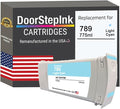 DoorStepInk Remanufactured in The USA Ink Cartridge Replacements for HP 789 CH619A Light Cyan for Printers DesignJet L25500 42in Wide Format DesignJet L25500 60in Wide Format