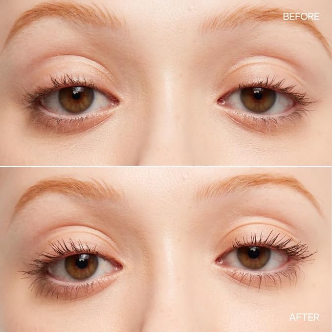 Saie Mascara 101 - Lash Lengthening Mascara for Thick, Bold, Lifted Lashes - Buildable Eye Makeup Formulated to Strengthen and Condition with Rich Nutrients - Brown (0.31 oz)