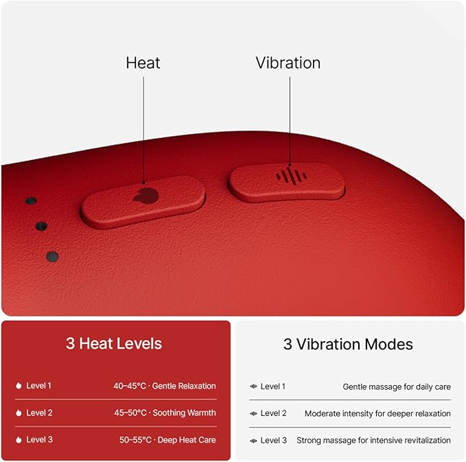 Electric Gua Sha Facial Tool with LED Red Light Therapy & Soothing Vibration, Heated Brass Face & Neck Massager, Smart Dual-Mode Skincare Device for Sculpting, Lifting & Relaxation