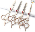 Hair Scissors 6/7/8/9-inch 440C High Hardness For Hairdressers Haircuts Cuttinging Scissors Professional Haircut (6 inch-4pc)