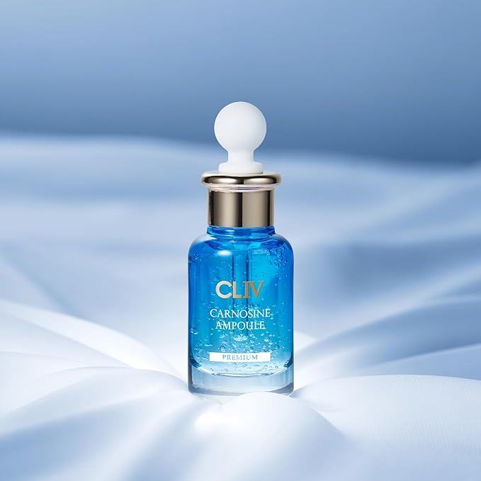 CLIV Carnosine Ampoule, Korean Skincare Hydrating & Smoothing Face Serum with Carnosine, Retinol & Peptides, Moisture Layering for Skin Balance, ballon serum 1.01 fl oz