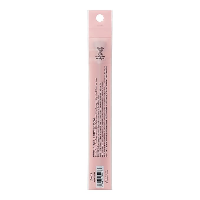 e.l.f. Blending Brush, Makeup Brush For Blending Eyeshadow & Concealer, Dome-Shaped, Made With Synthetic Bristles, Vegan & Cruelty-Free