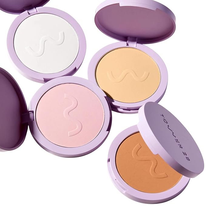 Tower 28 GetSet™ Talc-Free Setting + Brightening Pink Powder – Blurring, Soft Matte, Sweat-Proof & Transfer-Proof – Hydrating, Sensitive Skin Safe, Vegan & Cruelty-Free – Palisades Pink