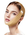 Reusable V Line Silicone Face Strap, Soft Silicone Chin Strap for Women 23-27 Inches (blown)