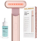 Solawave 4-in-1 Radiant Renewal Red Light Therapy Wand & Renew Complex Activation Serum | Beauty Device for Face & Neck | Serum Boosts Anti-Aging Effects, Reduces Wrinkles, Dark Circles & Puffiness