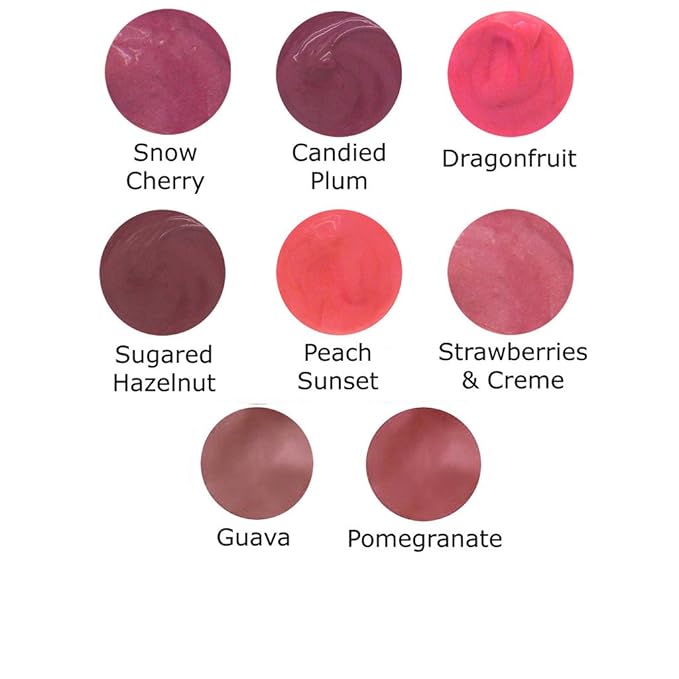 Lauren Brooke Cosmetiques Natural Color Fusion Lip Glaze, Lip Color (Strawberries & Creme)