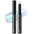 Holographic Duochrome Blue Green Glitter Eyeshadow Stick, Color Shift Shimmer Chameleon Eye Shadow Brightener Pencil, Silky Smooth Iridescent Sparkle Inner Corner Eye Highlighter Fairy Makeup