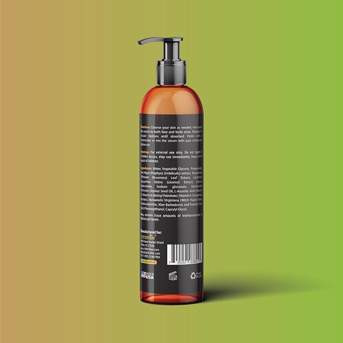 Lyfetrition skin repair serum | 12 oz Large Bottle | Repair Acne, Allergies and Sunburn | Skin Repair Serum for Men and Women | Skin Repair Serum for All Skin Types