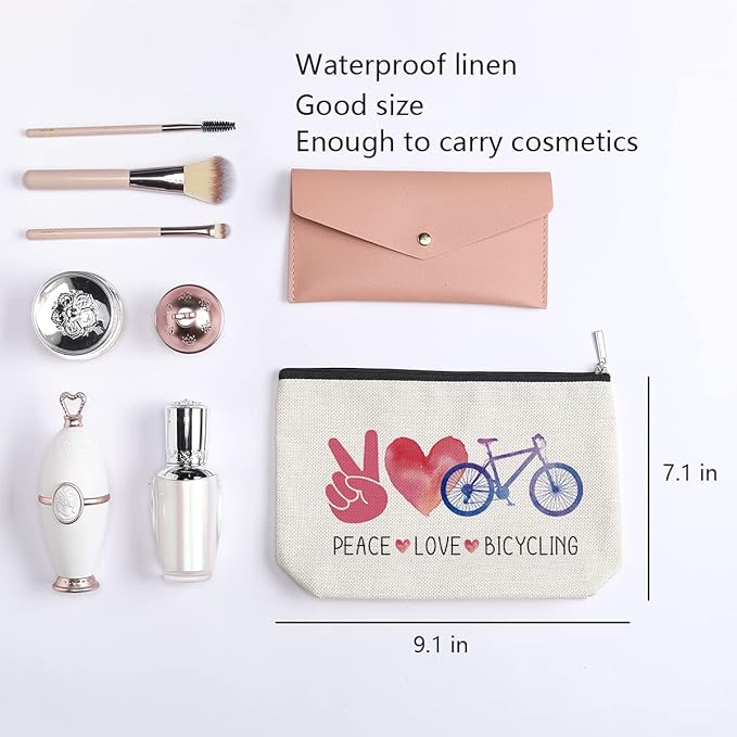 Gifts for Bicycle Enthusiasts Bicycling Gifts for Women Men Bicycling Bicyclist Gift for Biker Cyclist Athlete Bicycle Rider Birthday Christmas Gifts for Women Her Female - Peace Love Bicycling
