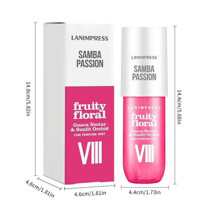 Perfume - No.8，Body Spray For Women（Eau De Perfum） Hair & Body Fragrance Mist，fruity aroma Vanilla Tune（Guava Nectar +Orchid +Vanilla） Perfumes For Women（3 fl oz）