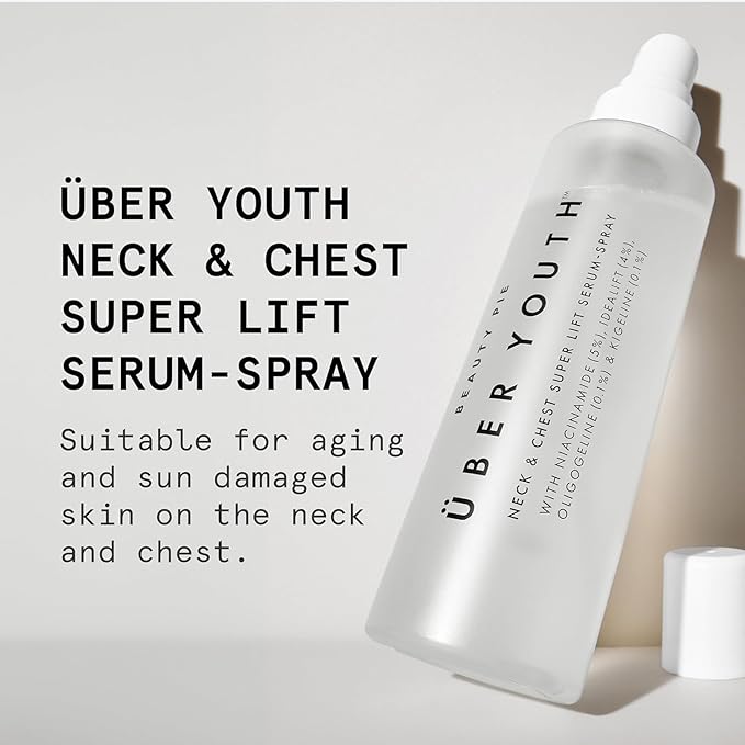 Beauty Pie Über Youth Neck & Chest Super Lift Serum-Spray – Anti-Aging, Firming & Hydrating Treatment for Smooth, Youthful Skin