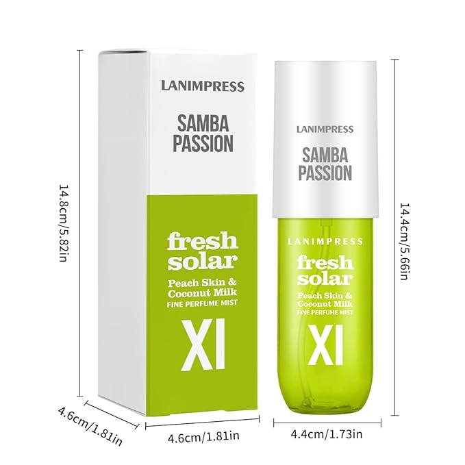 Perfume - No.11，Body Spray For Women（Eau De Perfum） Hair & Body Fragrance Mist（Peach Skin +Coconut Milk +Frangipani Petals） Perfumes For Women（3 fl oz）