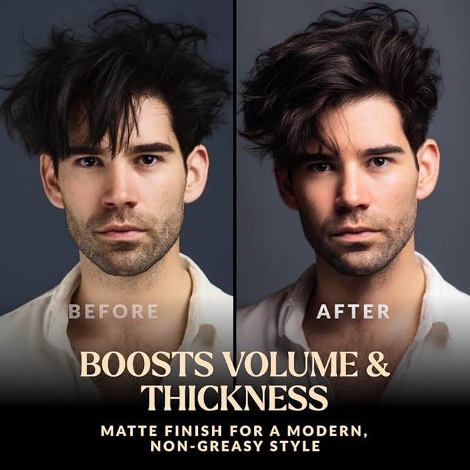 Sea Salt Spray for Men - Salt Water Texture & Volume Spray for Men’s Beach Waves & Curls with Heat Protection 200 ml - Made in Germany (6.76 Fl Oz, Light Hold (Pack of 1))