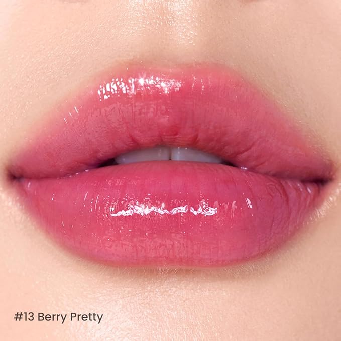 Peripera Ink Mood Glowy Tint | Lip-Plumping, Naturally Moisturizing, Lightweight, Glow-Boosting, Long-Lasting, Comfortable, Non-Sticky, No White Film (013 BERRY PRETTY)