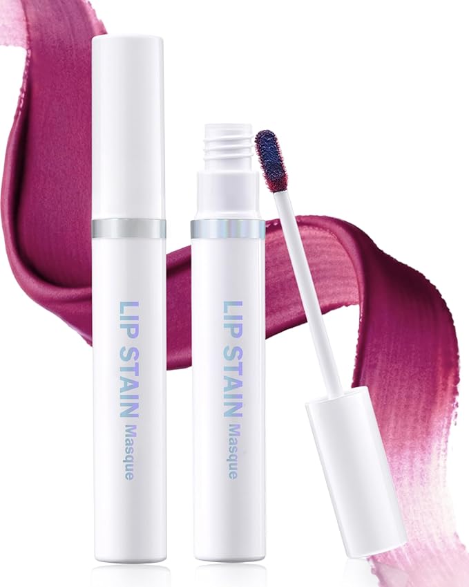 Lip Stain Masque Lip Liner Stain Long Lasting Waterproof Lip Tint Stain Semi-Permanent Lip Tattoo Transfer Proof Non-Drying Matte Finish Suitable for Women's Daily Lip Makeup