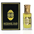INTENSE OUD Addiction Long Lasting Arabian Perfume Oils for Women 12ML (0.40 OZ) Concentrated Perfume Oil with Citrusy Orange, Floral Jasmine, Amber & Praline - Fragrance Oil With Black Gift Box