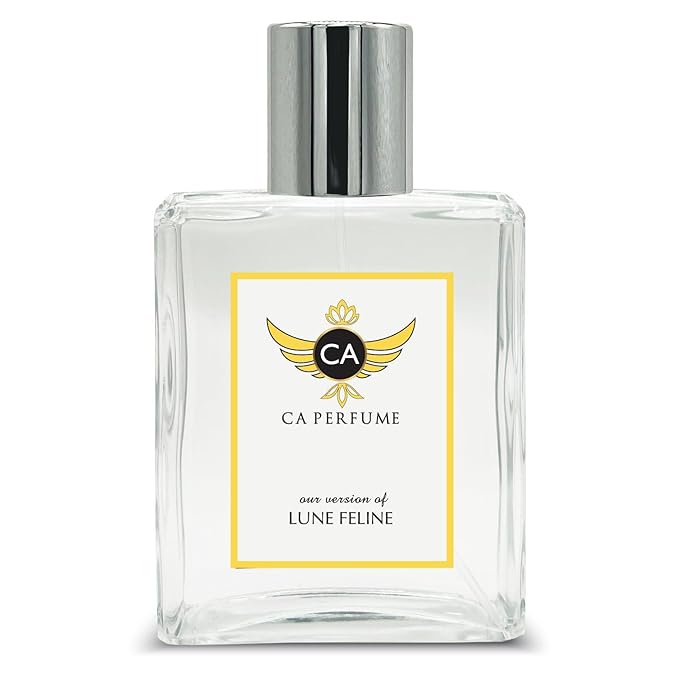 CA Perfume Impression of Lune Feline for Women and Men Eau De Parfum Amber Vanilla Scent Long Lasting Unisex Fragrance Signature Scent for Day and Night Wear 3.4 Fl Oz 100ml