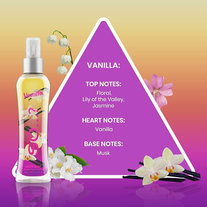 Vanilla Body Mist by So...? - Sweet Floral Lily, Jasmine Notes - Vanilla Perfume - Ideal Gifts for Women - Cruelty-Free Perfume for Women - 3.5 oz