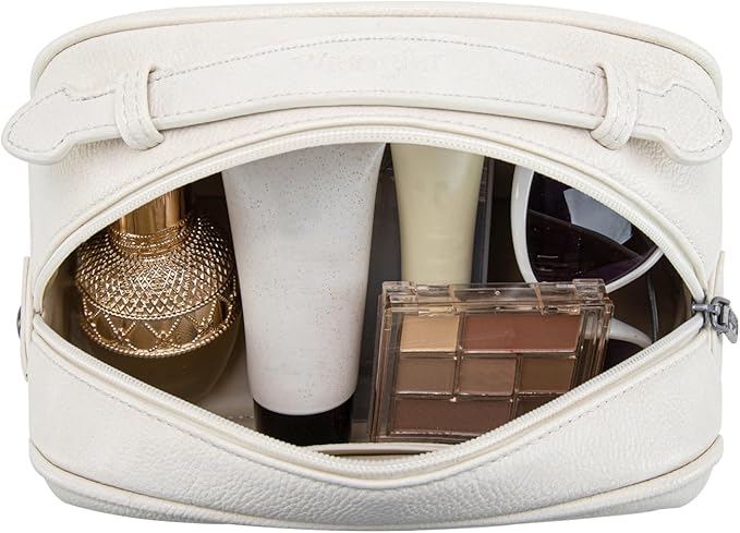 Montana West Wrangler Makeup Bags for Women Portable Toiletry Bag Small Travel Cosmetic Organizer for Gift Zipper Closure