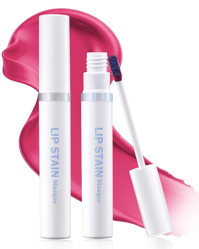 Lip Stain Masque Lip Liner Stain Long Lasting Waterproof Lip Tint Stain Semi-Permanent Lip Tattoo Transfer Proof Non-Drying Matte Finish Suitable for Women's Daily Lip Makeup