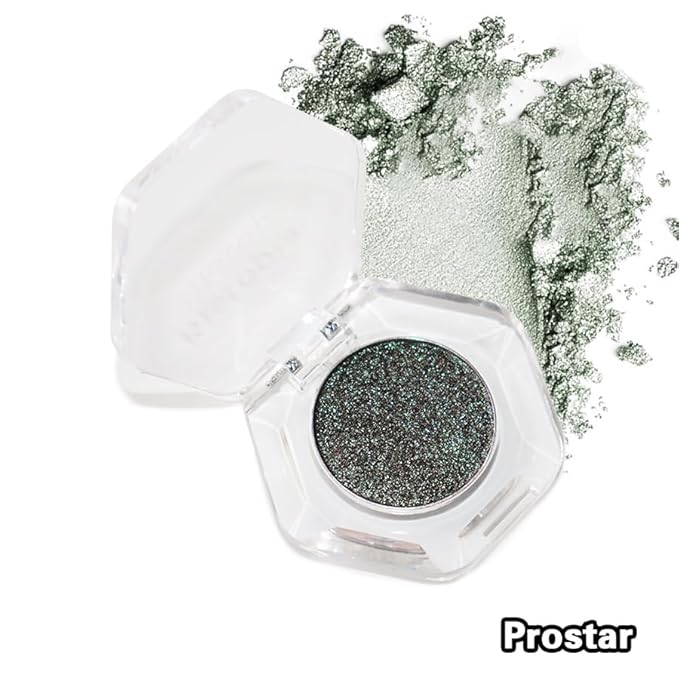 Chameleon Eyeshadow Collection, 14 Shades, Glitter Pressed Powder, Iridescent Shimmer Colors. (Prostar)