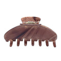 Premium Durable Acetate Hair Clip for Women - Large No Slip Claw Clip for Thick Hair | 1 Piece (Mocha)