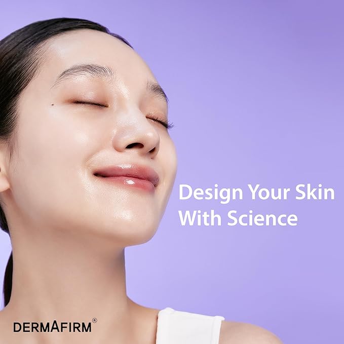 Dermafirm Soothing Repair Toning Gel Mask R4 - Brightening & Anti-Wrinkle Korean Face Mask with Glutathione - Overnight Hydrogel Mask for Glowing Skin - 4pcs