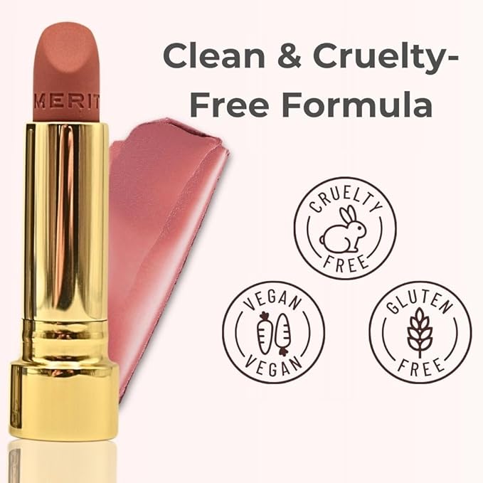 Merit Signature Lip Lightweight Matte Lipstick - 0.10 oz / 3 g (Classic (neutral), standard)