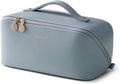 EACHY Travel Makeup Bag,Large Capacity Cosmetic Bags for Women,Waterproof Portable Pouch Open Flat Toiletry Bag Pattern Makeup Bag