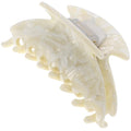 Camila Paris CP3266 French Hair Clip for Women, Small 2.75 inch Handmade, White, Girls Hair Claw Clips Jaw Fashion Durable Styling Hair Accessories for Women, Strong Hold No Slip Grip. Made in France