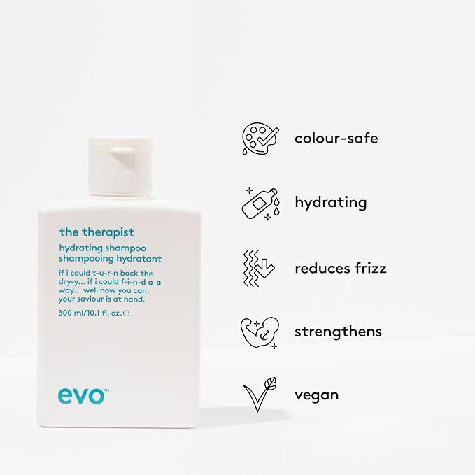 Evo - Good givin' - Hydrate Haircare Gift Set - Therapist Shampoo and Conditioner, Day of Grace Pre-Style Primer