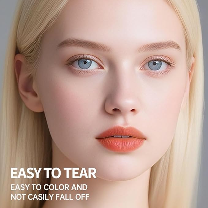 Peel off Lip Stain Masque - Lip Liner Peel Off Lip Stain Tattoo, All Day Peel-Off Lip Tint,Long Lasting Waterproof Transfer-proof Lip Mask Peel Off Lip Gloss,Stay Lip Makeup C06#